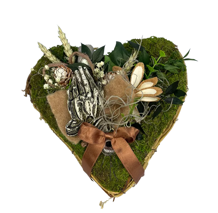 Urnen Arrangement Herz