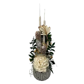 Urnen Arrangement mit Blüte