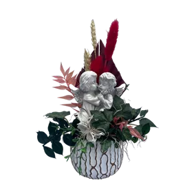 Urnen Arrangement mit Engel