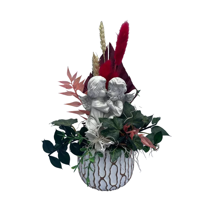 Urnen Arrangement mit Engel