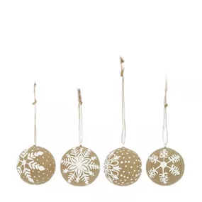 Christbaumkugel aus Pappmaché