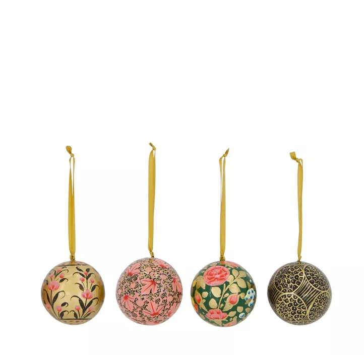 Christbaumkugel aus Pappmaché