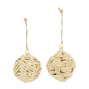 Christbaumkugel Jute