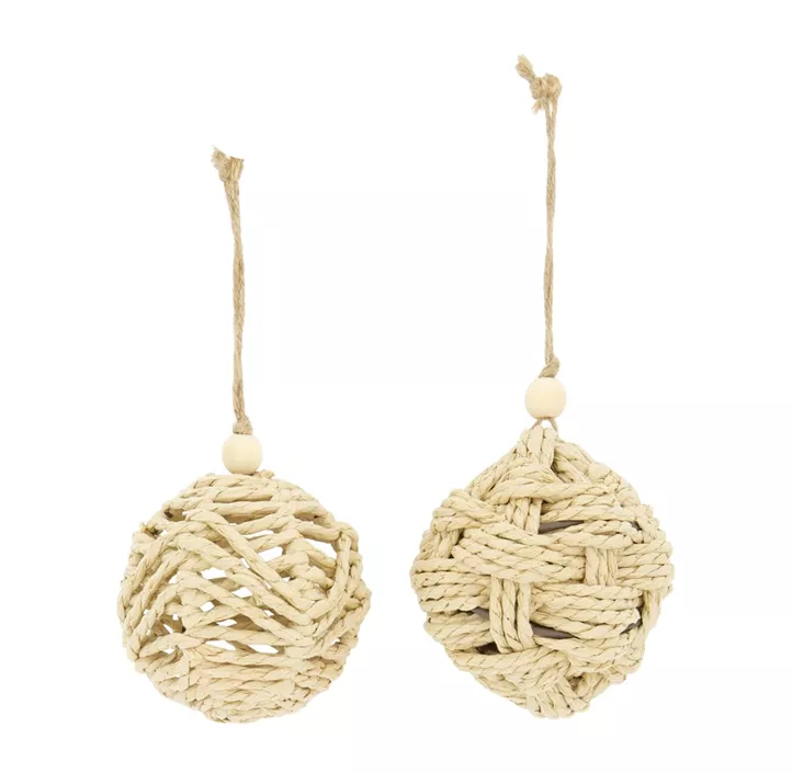 Christbaumkugel Jute