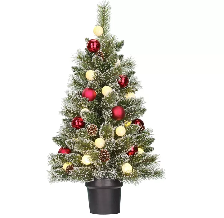 Weihnachtsbaum Kaprun Potted batteriebetr.Timer 20