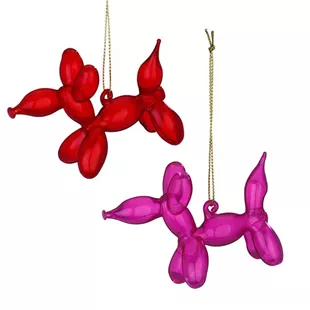 Glasfigur Ballon-Hund