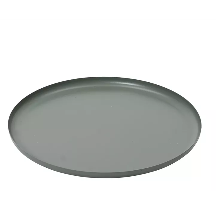 Dekoteller flach aus Metall