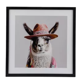 Bild mit Lama