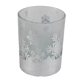 Glaswindlicht Schneeflocke