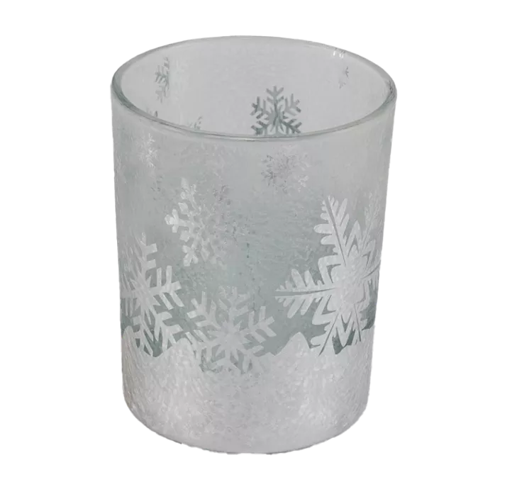 Glaswindlicht Schneeflocke