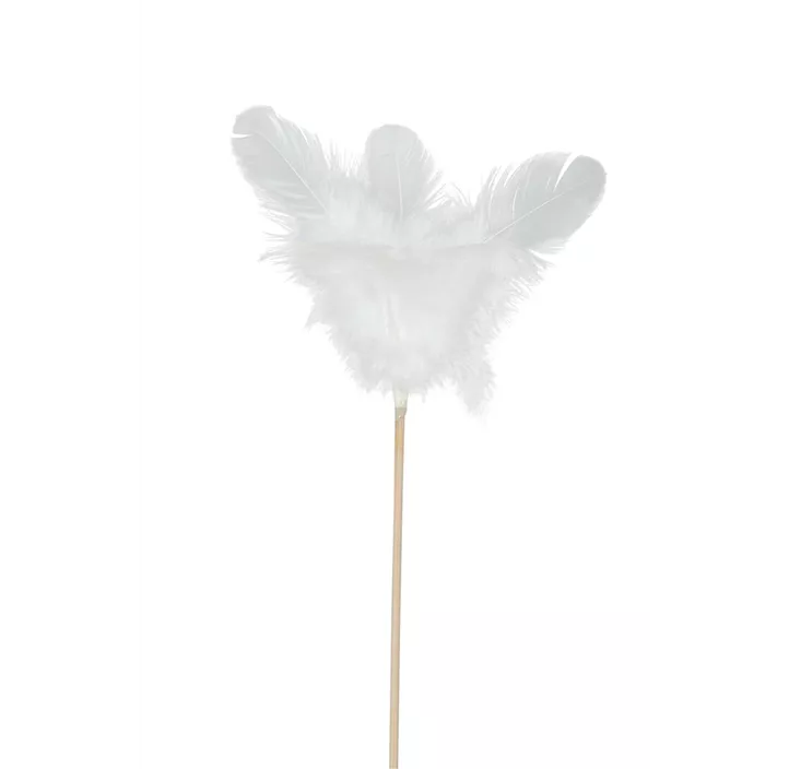 Gänse-Federn am Stab