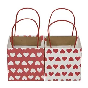 Papiertüte Herzen