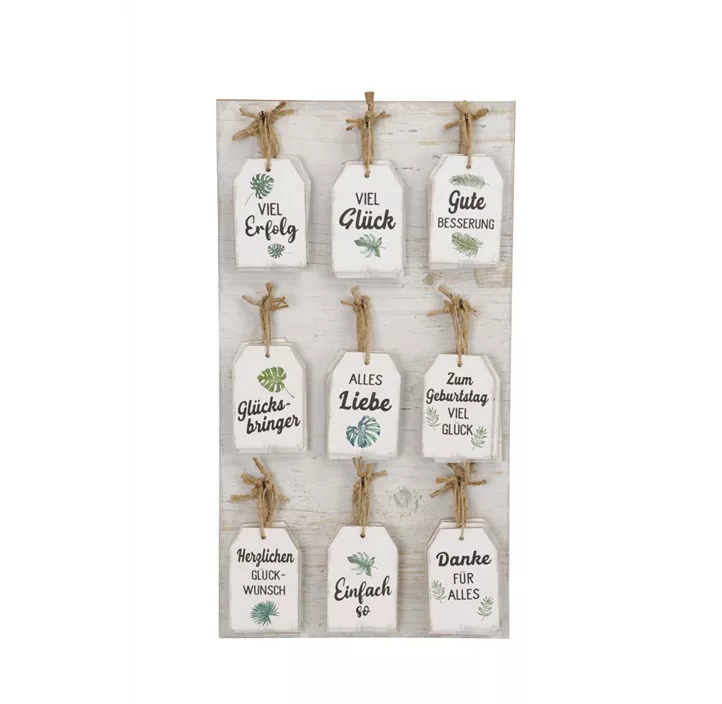 Geschenkanhänger sortiert