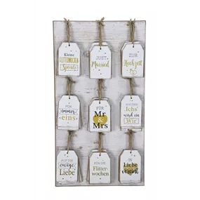 Geschenkanhänger Hochzeit