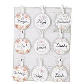 Geschenkanhänger rund