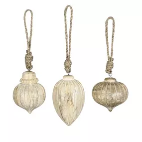 Christbaumhänger Holz