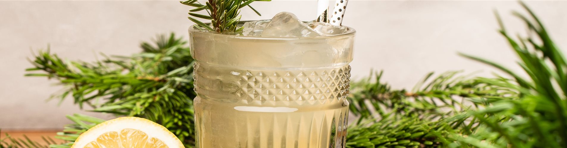 Cocktail mit Tannennadeln Cocktail mit Tannennadeln