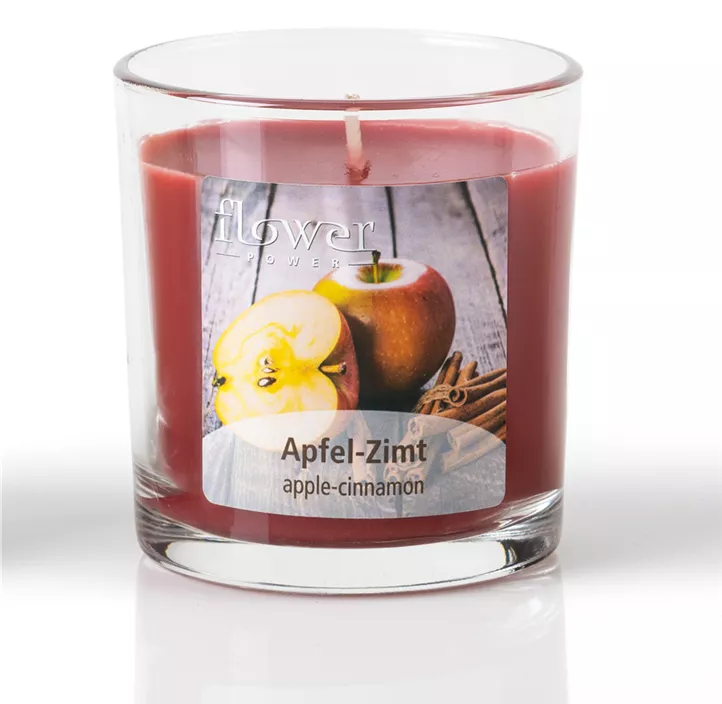 Duftkerze im Glas KANDELA Apfel-Zimt