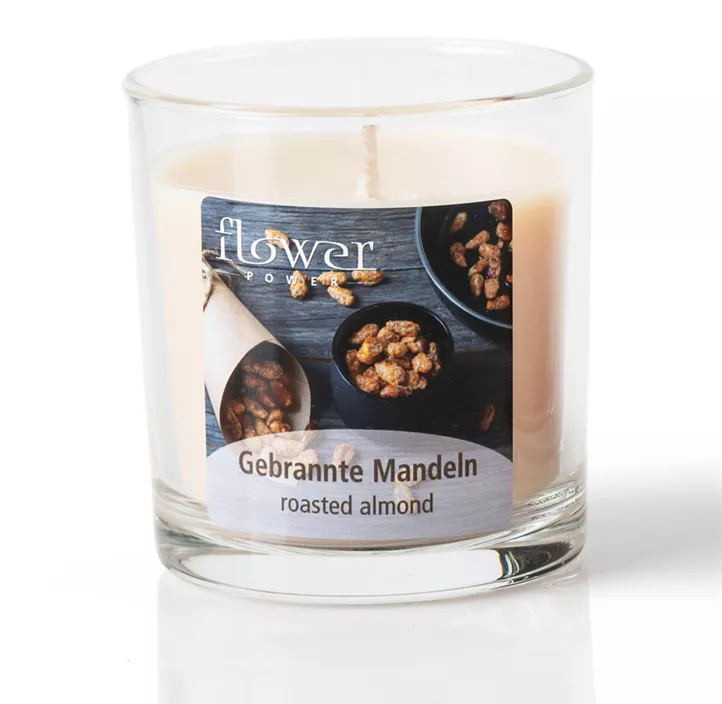 Duftkerze im Glas KANDELA Gebrannte Mandel