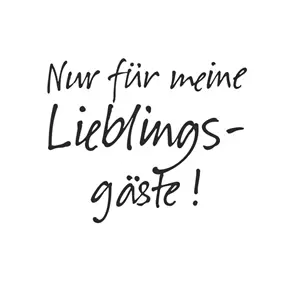 Serviette dekoriert