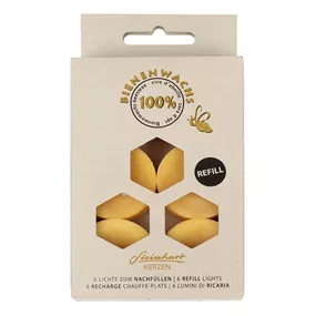 Refill Teelichter Bienenwachs