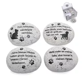 Grab Dekostein Hund, Katze