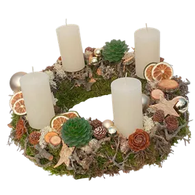 Adventkranz Natura Bonsai