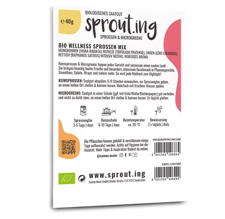 BIO Sprouting Wellness Sprossen Mix