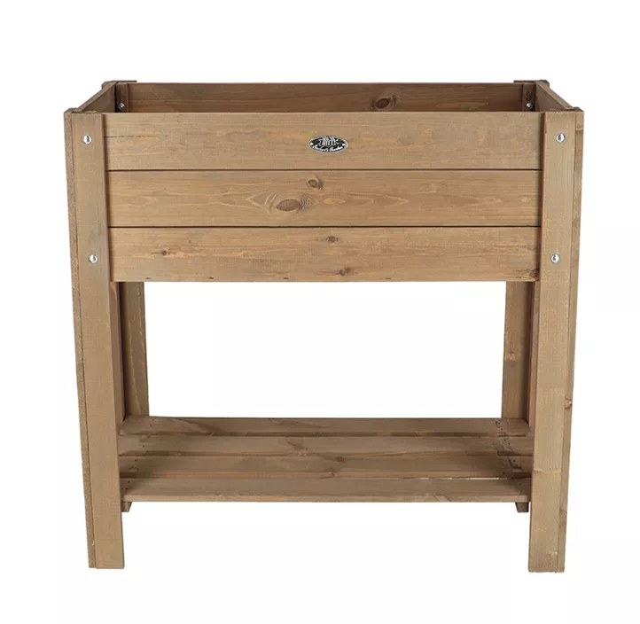 Holz-Hochbeet auf Füßen