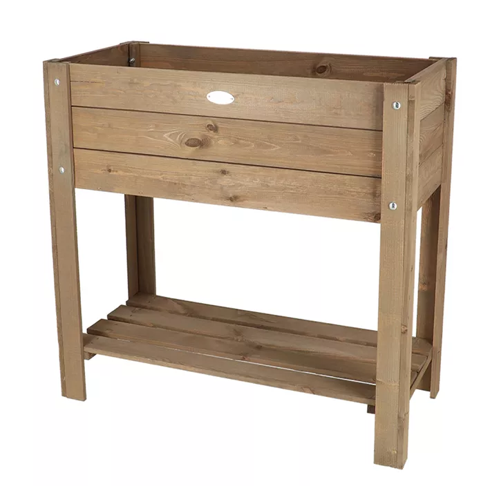 Holz-Hochbeet auf Füßen