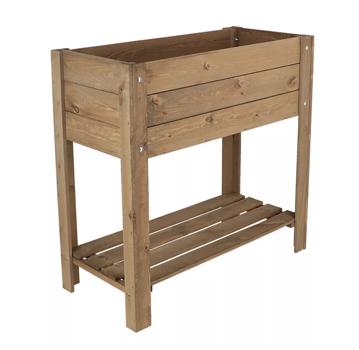 Holz-Hochbeet auf Füßen