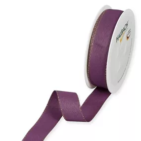 Dekorband mit zartem Goldrand