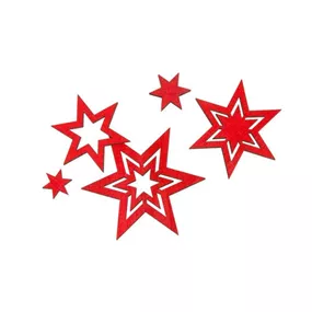 Holz-Streusort. Sterne 20 Stk