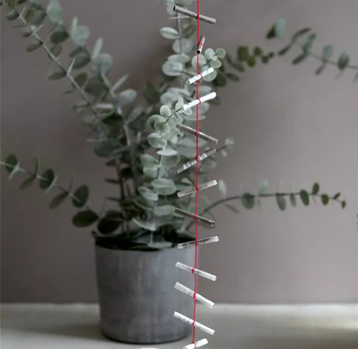 Adventskalenderkette in der Dose