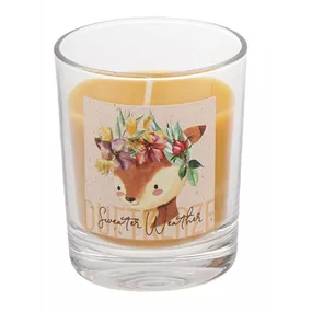 Duftglas mit Etikett