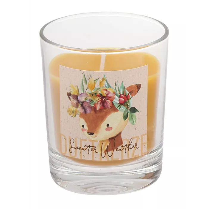 Duftglas mit Etikett