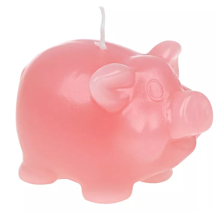 Figurenkerze Glücksschwein