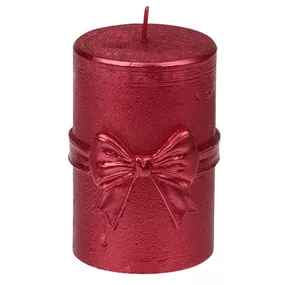 Stumpenkerze Ribbon