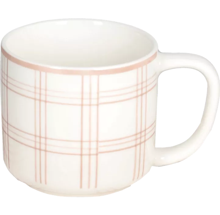 Becher mit Henkel Karo