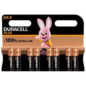 Duracell Plus-AA, 8 Stück