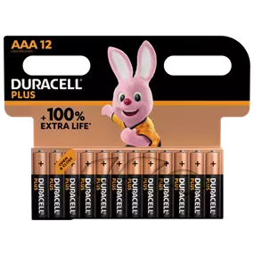 Duracell Plus-AAA, 12 Stück