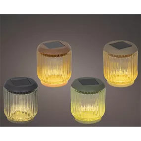 Solar Tischleuchte Glas