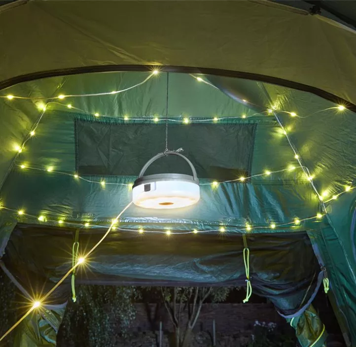 Solar Lichterkette Portable String Lights, 100 LED