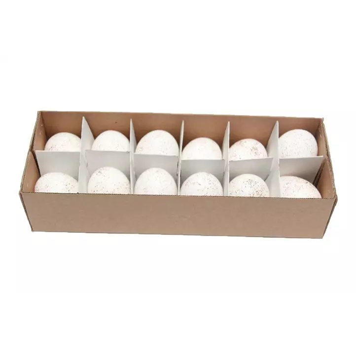 Hühnereier gesprenkelt 12er