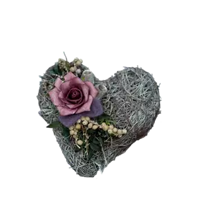 Allerheiligen Rebenherzerl dekoriert