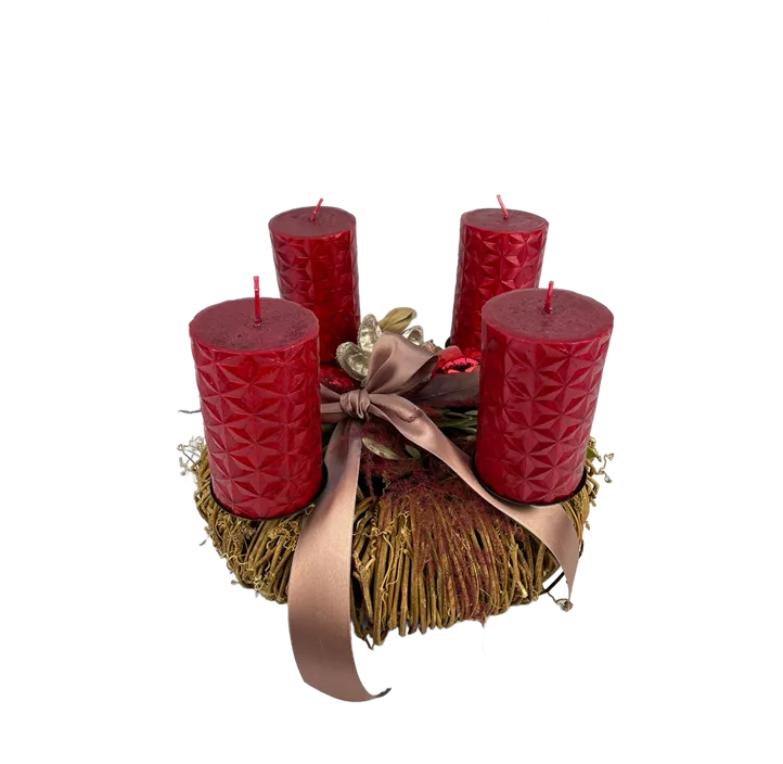 Adventkranz Rebenkranz