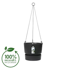 Blumenampel Greenville mit Untersetzer