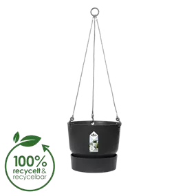 Blumenampel Greenville mit Untersetzer