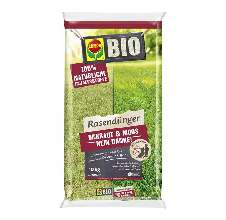 BIO Rasendünger Unkraut & Moos Nein Danke!