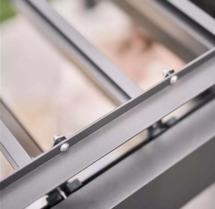 Pergola 5 x 3, dunkelgrau-metallic